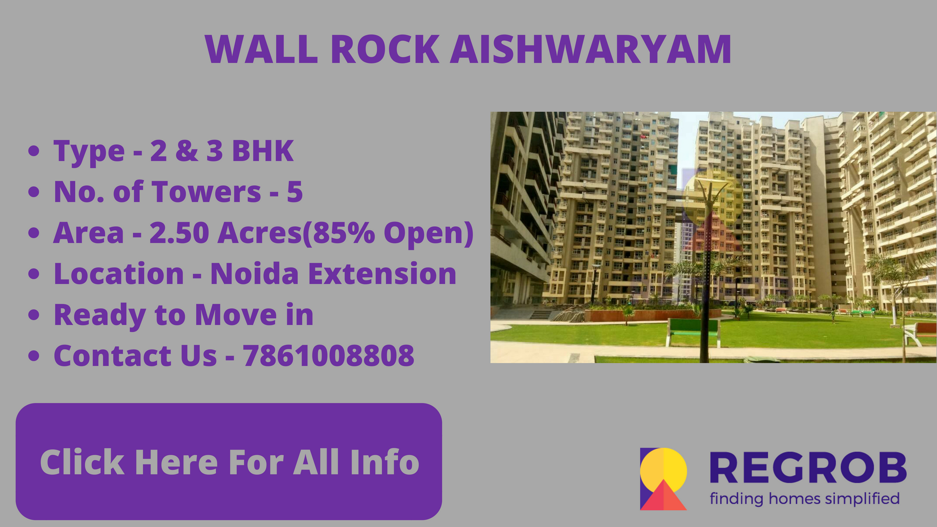 wall rock aishwaryam gaur city 2