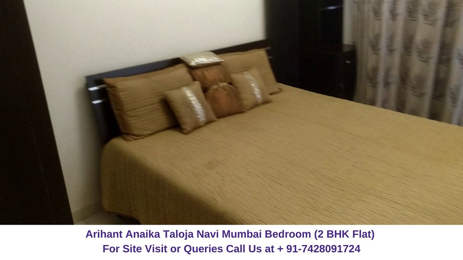 Arihant Anaika Taloja Navi Mumbai 2 BHK Flat Bedroom (1)