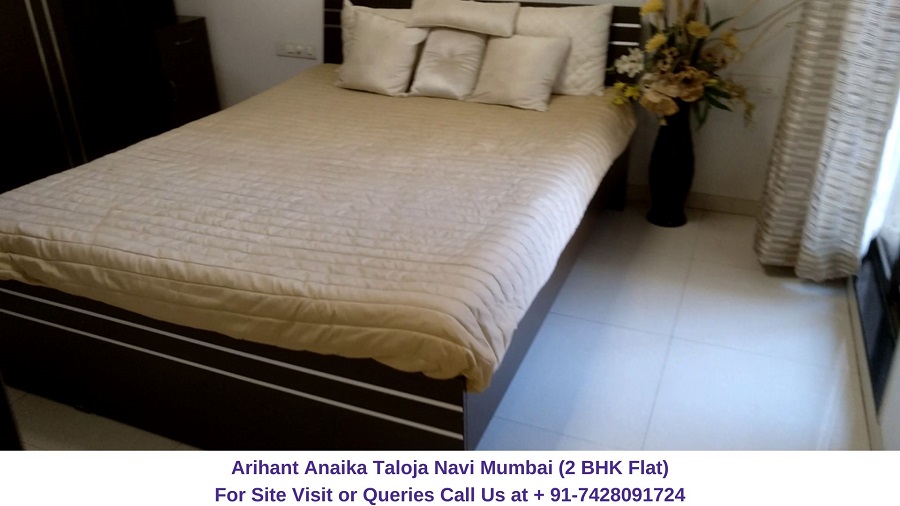 Arihant Anaika Taloja Navi Mumbai 2 BHK Flat Bedroom (2)