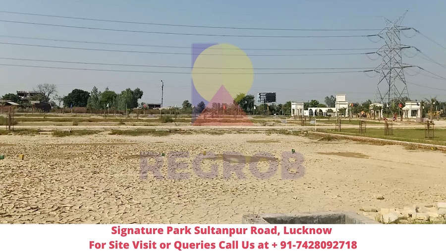 Signature Park Sultanpur Road, Lucknow Actual Image of Site (2)