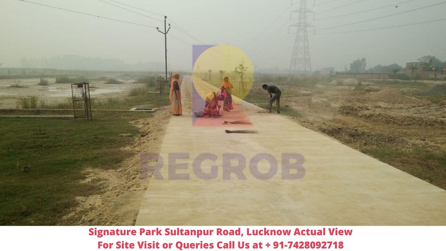 Signature Park Sultanpur Road, Lucknow Actual Image of Site (3)