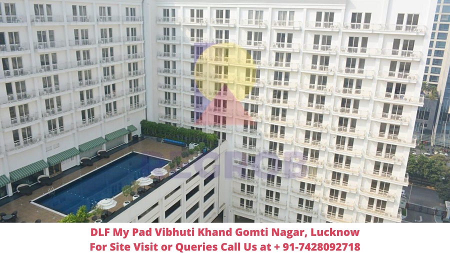 DLF My Pad Vibhuti Khand Gomti Nagar, Lucknow Actual View of Tower (1)