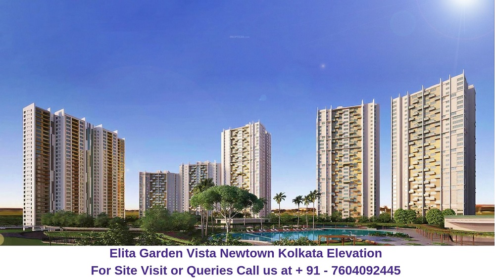 Elita Garden Vista Newtown Kolkata Elevation