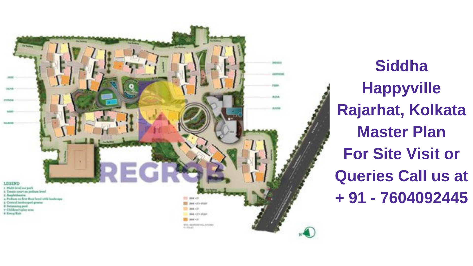 Siddha Happyville Rajarhat, Kolkata Master Plan