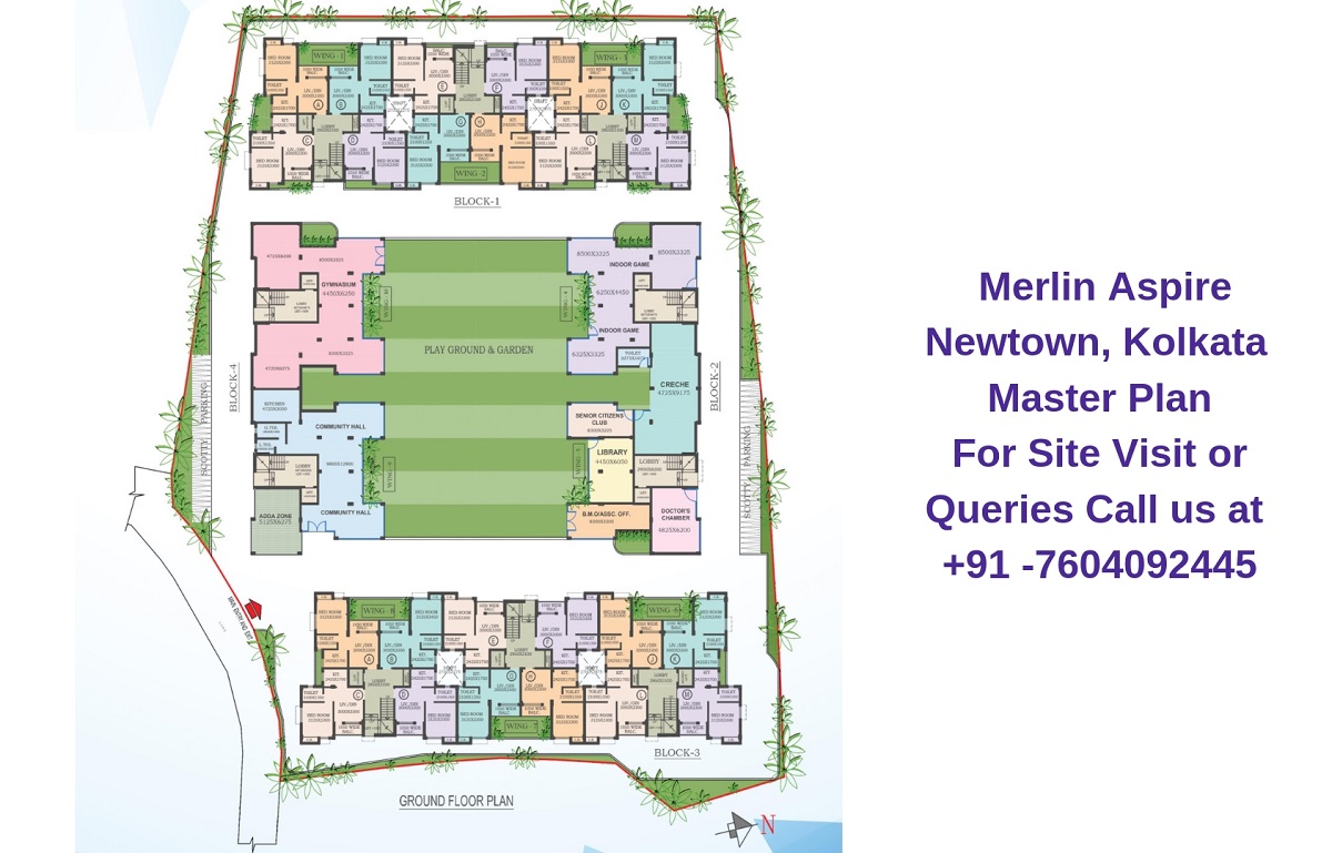 Merlin Aspire Newtown Kolkata Master Plan