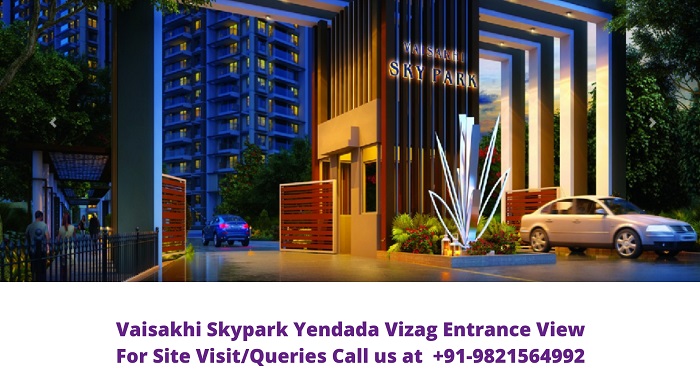 Vaisakhi Skypark Yendada Vizag Entrance View