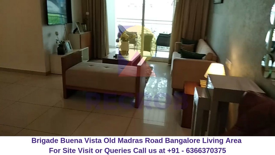 Brigade Buena Vista Old Madras Road Bangalore Living Area
