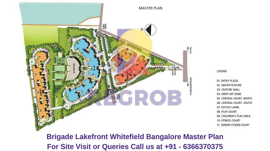 Brigade Lakefront Whitefield Bangalore Master Plan