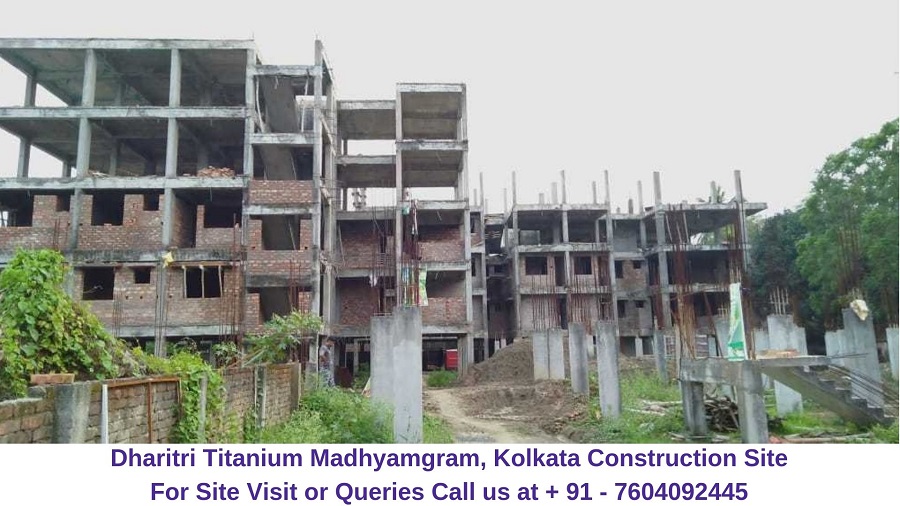 Dharitri Titanium Madhyamgram, Kolkata Actual Image of Construction Site (2)