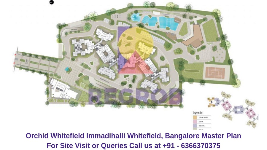 Orchid Whitefield Immadihalli Whitefield, Bangalore Maste Plan