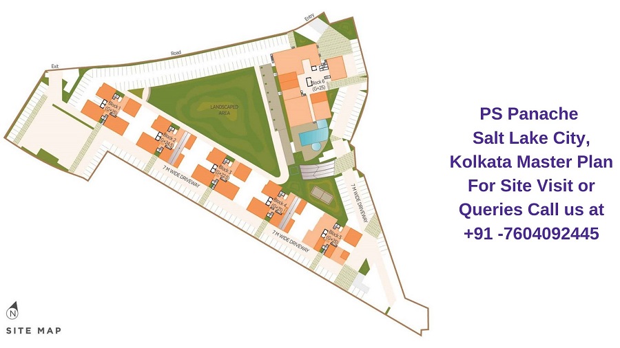 PS Panache Salt Lake City, Kolkata Master Plan - Regrob