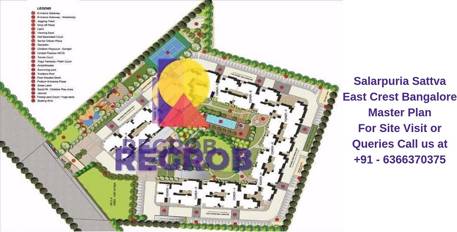 Salarpuria Sattva East Crest Bangalore Master Plan