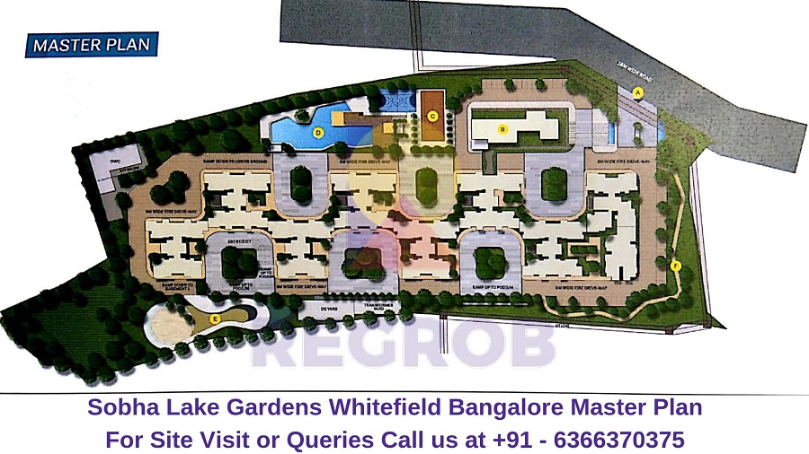 Sobha Lake Gardens Whitefield Bangalore Master Plan
