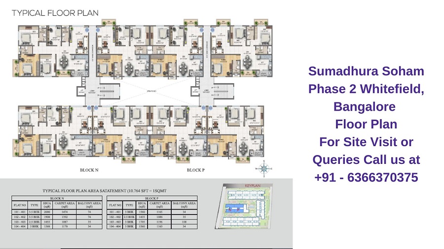 Sumadhura Soham Phase 2 Whitefield, Bangalore Floor Plan