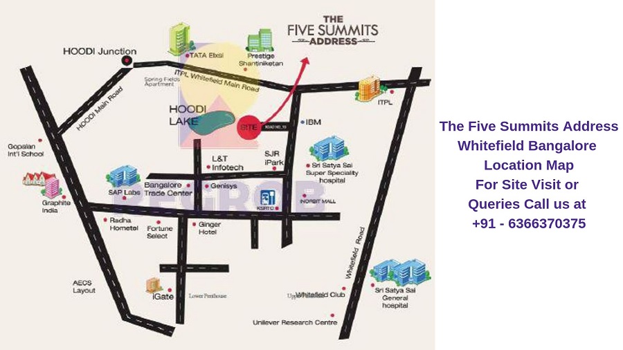 The Five Summits Address Whitefield Bangalore Location Map