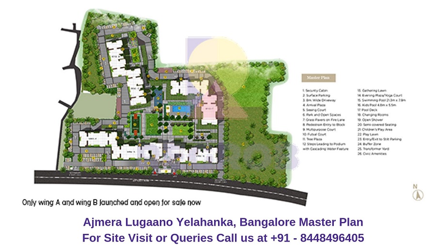 Ajmera Lugaano Yelahanka, Bangalore Master Plan