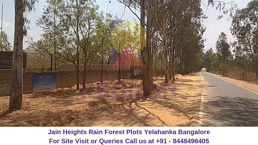 Jain Heights Rain Forest Plots Yelahanka Bangalore Connecting Road