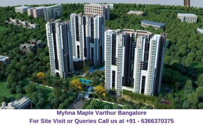 Myhna Maple Varthur Road Bangalore Aerial View