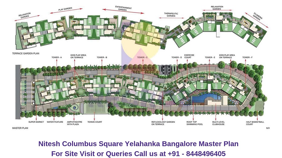 Nitesh Columbus Square Yelahanka Bangalore Master Plan
