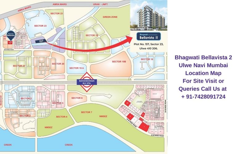 Bhagwati Bellavista 2 Ulwe Navi Mumbai Location Map - Regrob