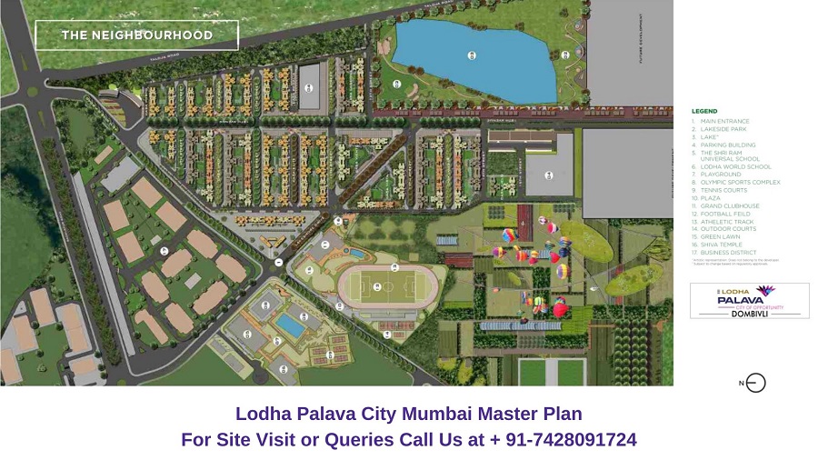 Lodha Palava City Dombivli Mumbai Master plan