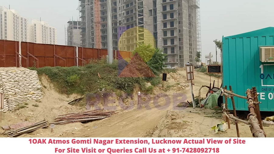 1OAK Atmos Gomti Nagar Extension, Lucknow Actual Image of Site (2)
