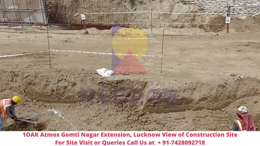 1OAK Atmos Gomti Nagar Extension, Lucknow Actual Image of Site (3)