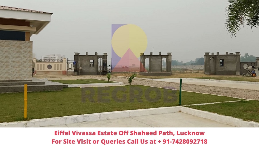 Eiffel Vivassa Estate Off Shaheed Path, Lucknow Actual View