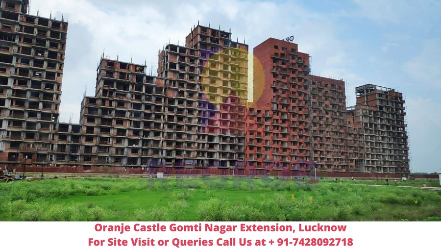 Oranje Castle Gomti Nagar Extension, Lucknow Actual View of Project (1)