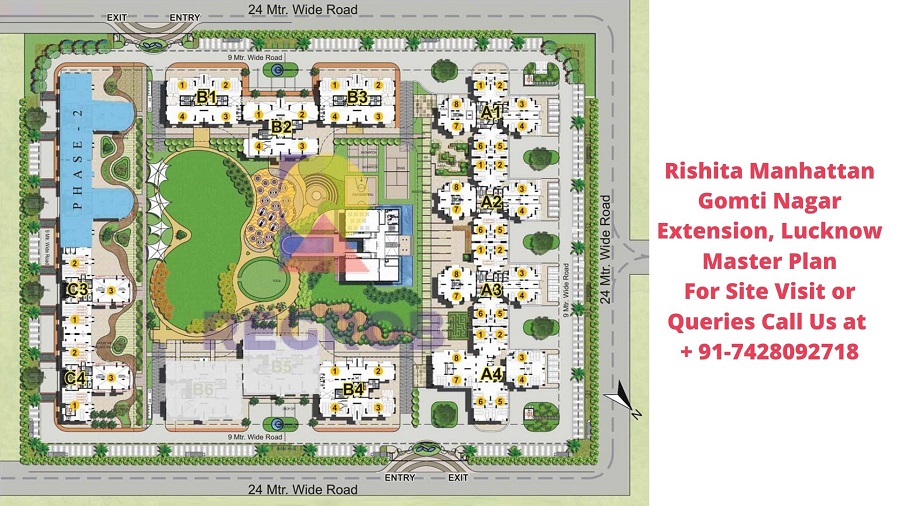 Rishita Manhattan Gomti Nagar Extension, Lucknow Master Plan Regrob