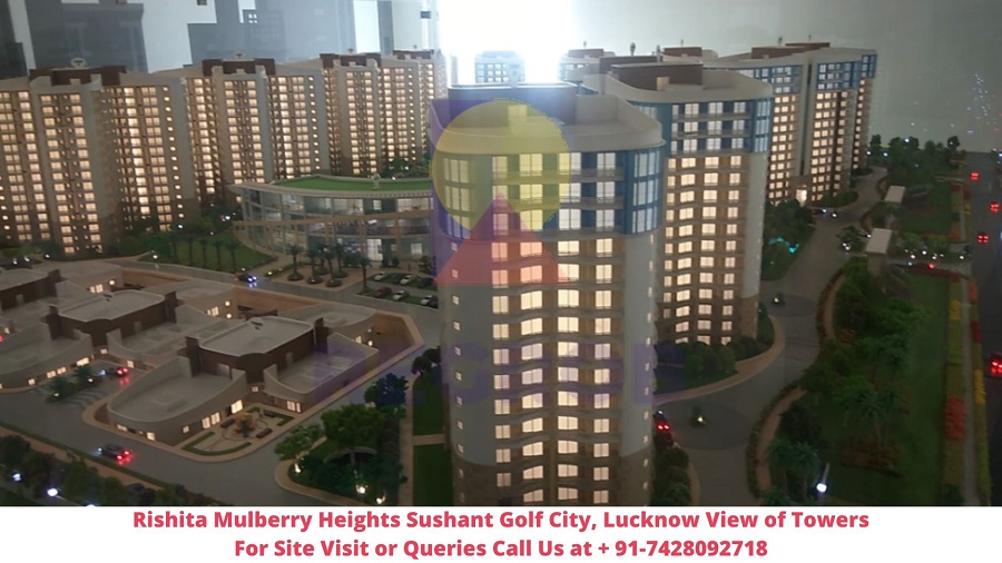 Rishita Mulberry Heights Sushant Golf City, Lucknow View of Tower (4)