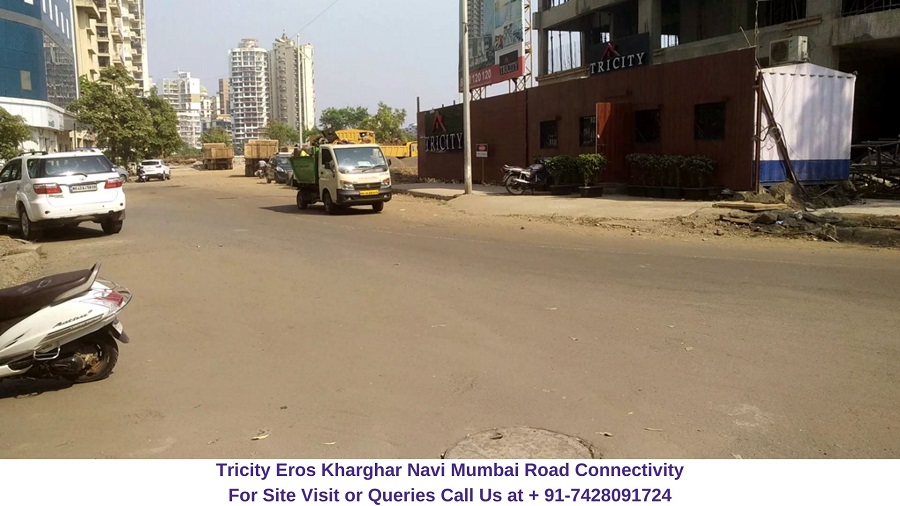 Tricity Eros Kharghar Navi Mumbai Road Connectivity