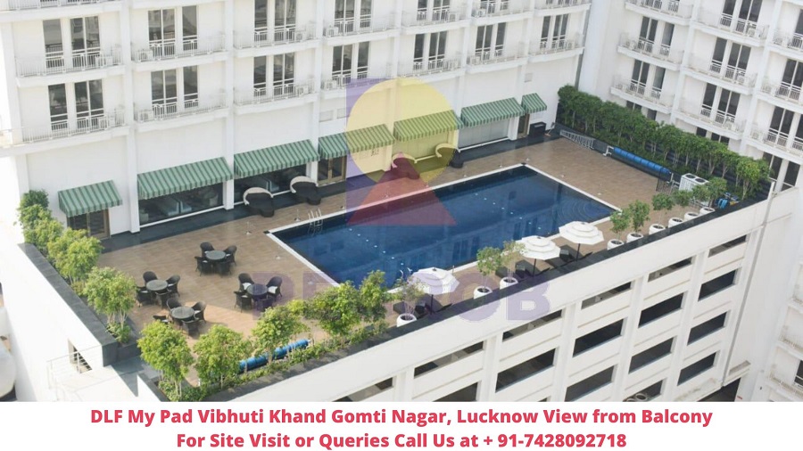 DLF My Pad Vibhuti Khand Gomti Nagar, Lucknow View from Balcony