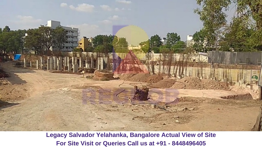 Legacy Salvador Yelahanka, Bangalore Actual View of Site (2)