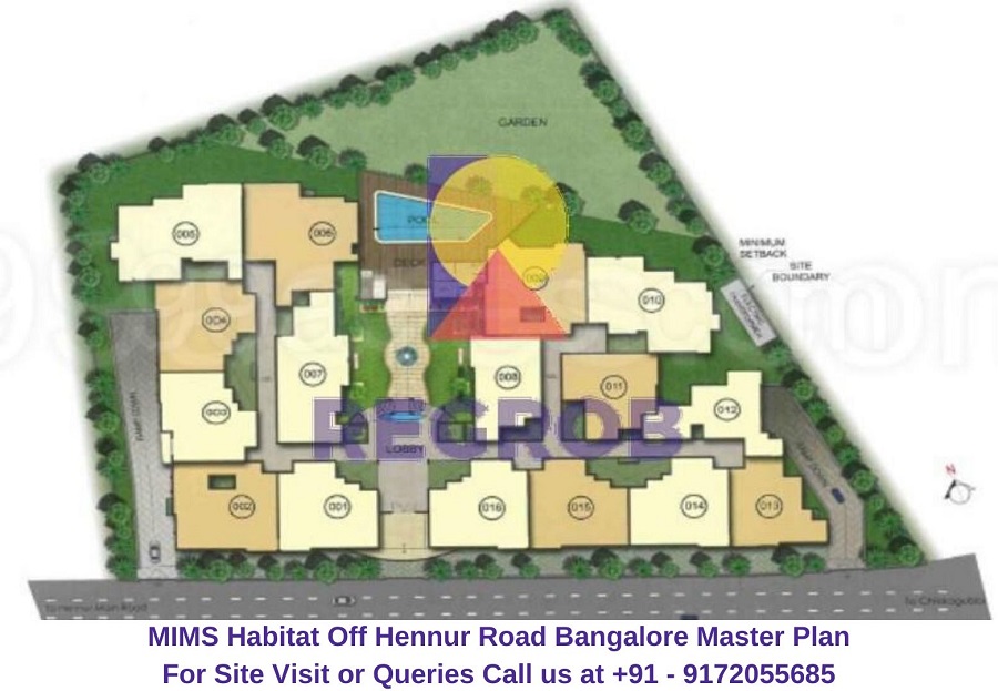 MIMS Habitat Off Hennur Road Bangalore Master Plan