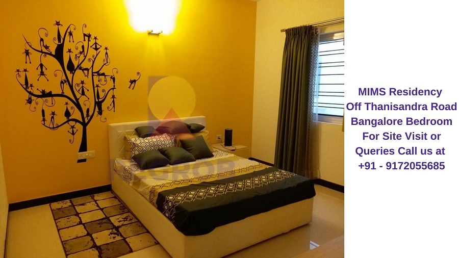 MIMS Residency Off Thanisandra Road Bangalore Bedroom