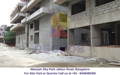 Manyam Sky Park Jakkur Road, Bangalore Actual View of Project