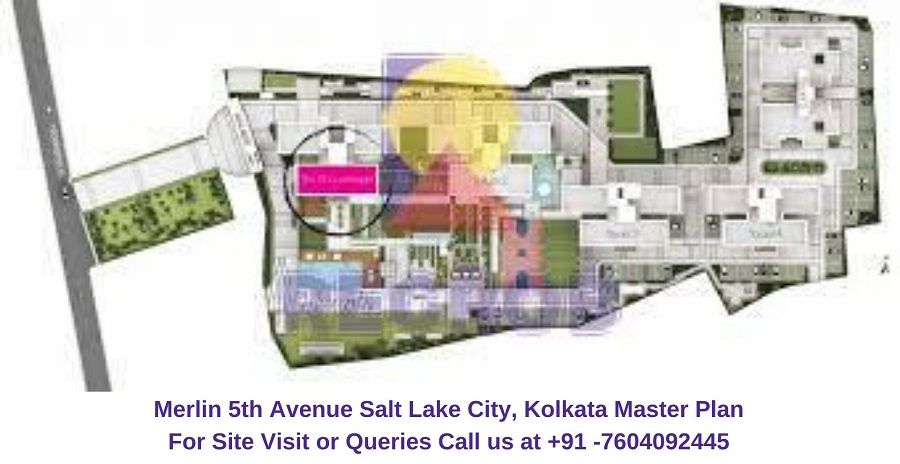Merlin 5th Avenue Salt Lake City, Kolkata Master Plan