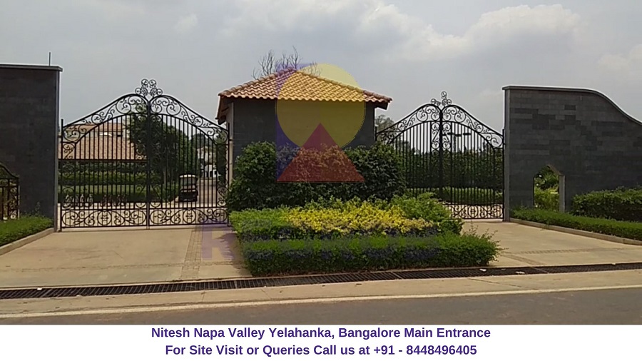 Nitesh Napa Valley Yelahanka, Bangalore Main Entrance