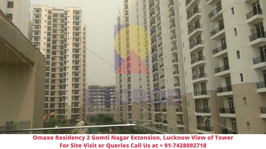 Omaxe Residency 2 Gomti Nagar Extension, Lucknow Actual View of Tower