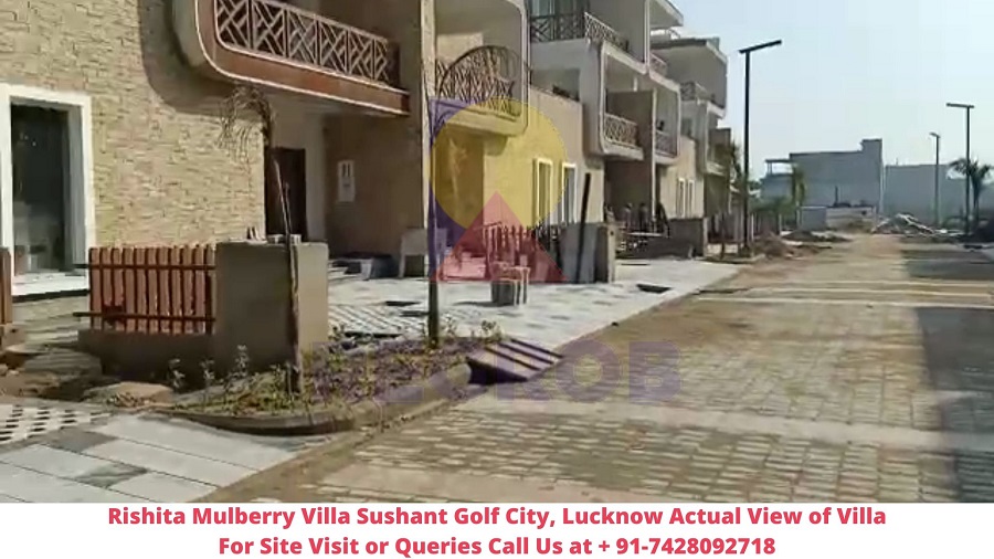 Rishita Mulberry Villas Sushant Golf City, Lucknow Actual View (1)