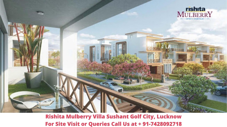Rishita Mulberry Villa Sushant Golf City, Lucknow Elevation