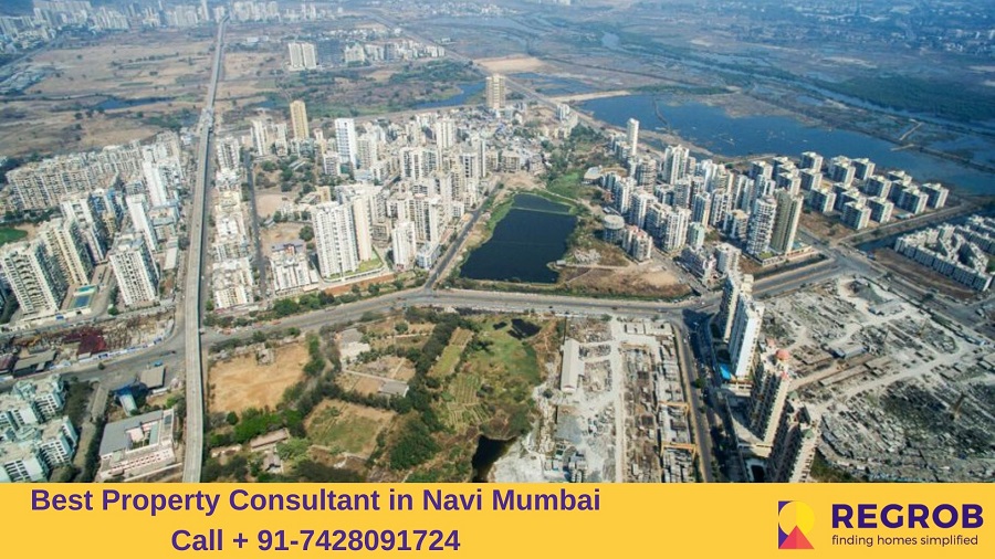 Aerial View of Kharghar Navi Mumbai
