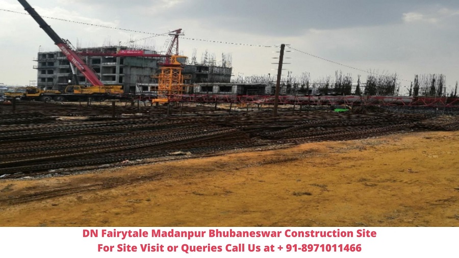 DN Fairytale Madanpur Bhubaneswar Actual View of Construction Site (2)
