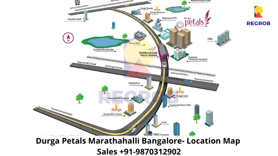 Durga Patels Marathahalli Bangalore Location Map
