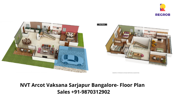 Floor Plan NVT Arcot Vaksana Sarjapur Bangalore