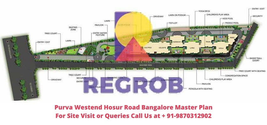 Purva Westend Hosur Road Bangalore Master Plan