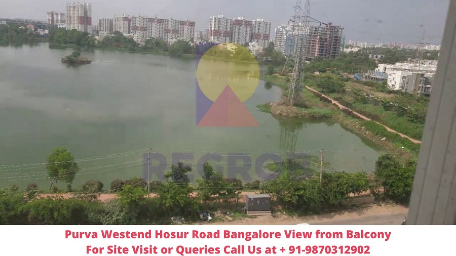 Purva Westend Hosur Road Bangalore View From Balcony