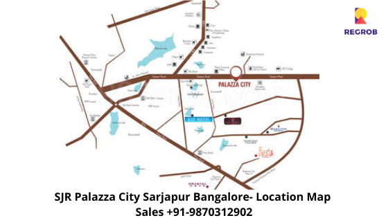 SJR Palazza City location map