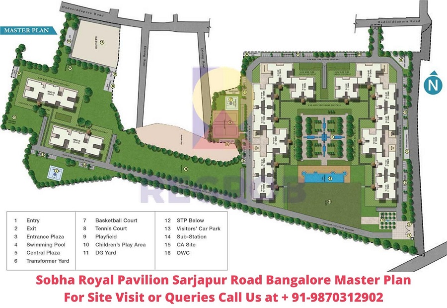 Sobha Royal Pavilion Sarjapur Road Bangalore Master Plan